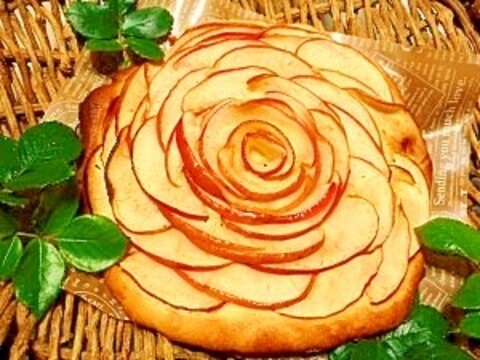 リンゴのバラ☆咲くサク焼き菓子